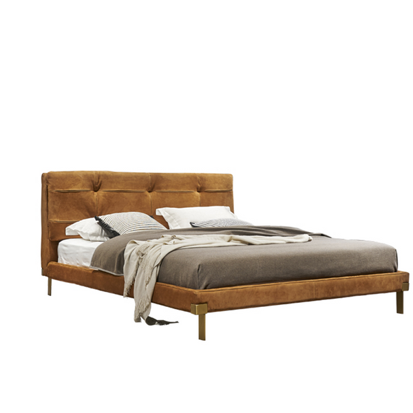 Baxter Leather Twin Bed