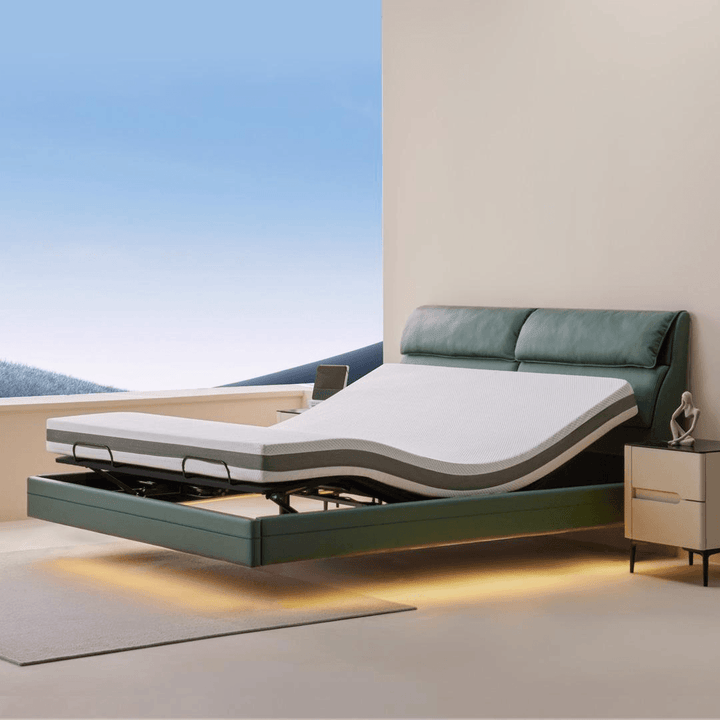 Feel Smart Leather Suspension Electric Bed for Bedroom