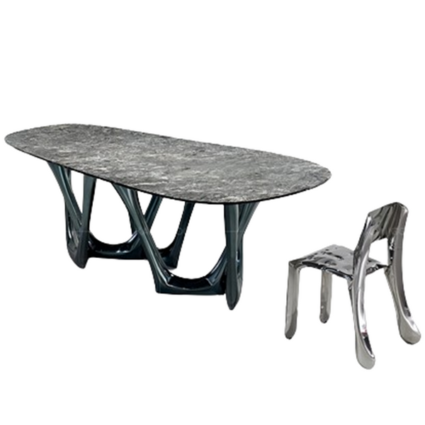 G-Table Cosmos Luxury Stone Dining Table