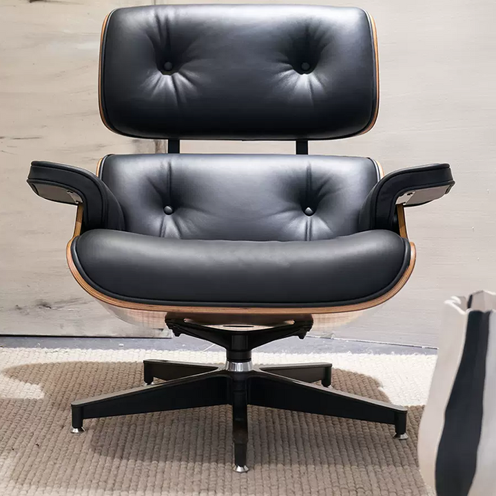 Eames Recliner Leather Eames Lounge Chair Simple Italian Single Sofa Chair