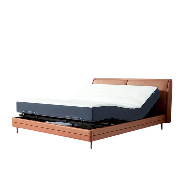 Feel Leather Intelligent Electric Bed X Series-Orange