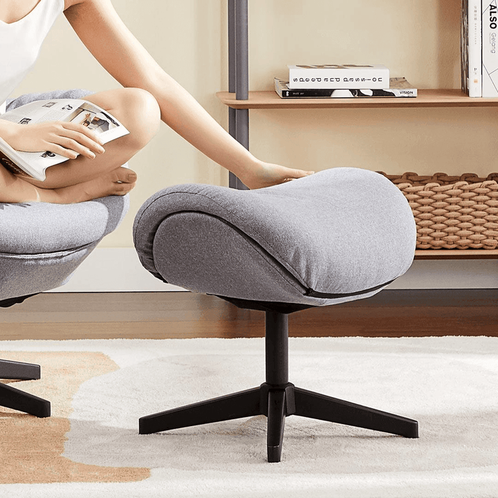 One grey kola ergonomic single sofa shelf