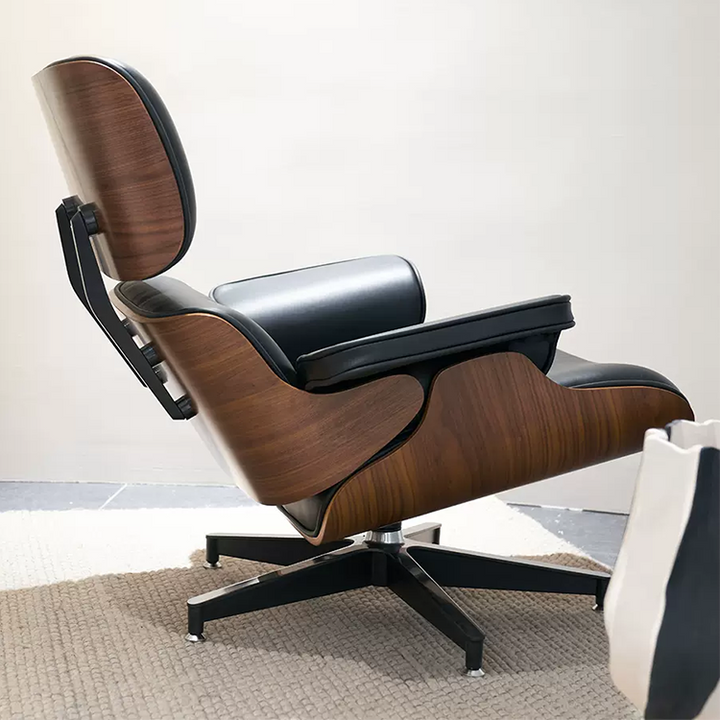 Eames Recliner Leather Eames Lounge Chair Simple Italian Single Sofa Chair