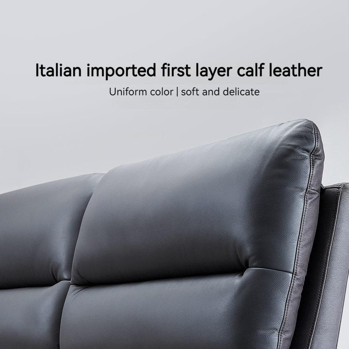 Milan Smart Leather Electric Bed is made of imported Italian first layer calf leather.