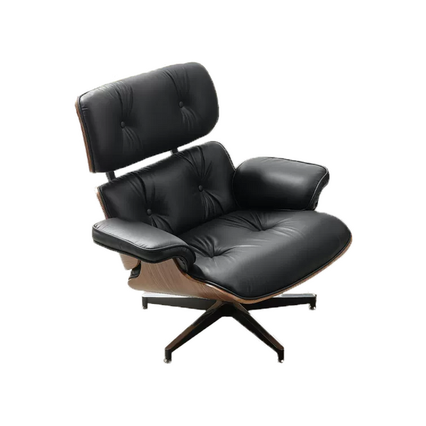 Eames Recliner Leather Eames Lounge Chair Simple Italian Single Sofa Chair