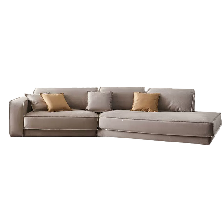 Italian Baxter Budapest Sofa Minimalist Shaped Corner Large Flat Sofa