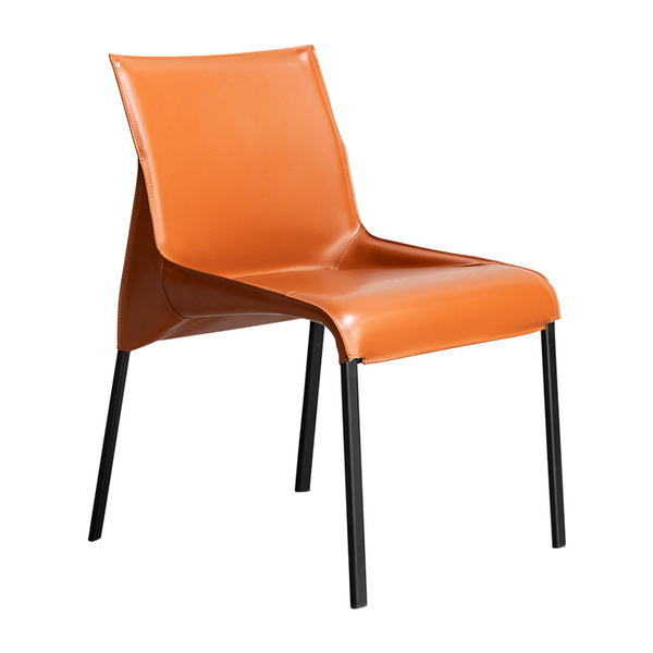 Poliform Saddle Leather Dining Chair