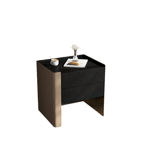 Minotti Leather Bedside Table