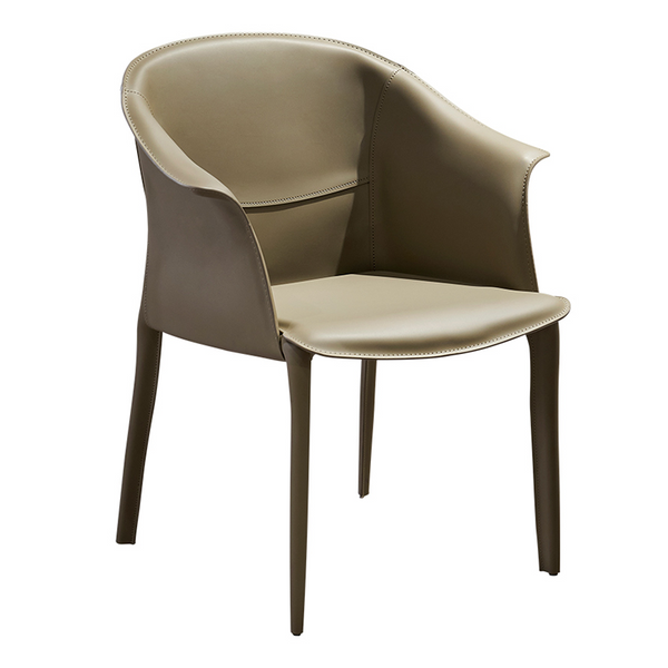 Italian Saddle Leather Dining Chair